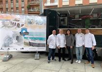 Peñíscola muestra su gastronomía de cine en el Mercado de Abastos de Vitoria