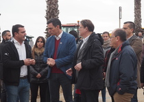 Andrés Martínez pide a Pedro Sánchez la aprobación urgente de ayudas de emergencia para recuperar el litoral "cuanto antes"