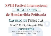 Arranca esta noche el XVIII Festival Internacional de Guitarra de Hondarribia-Peñíscola