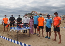 El servicio de salvamento y socorrismo en playas en Peñíscola realiza 203 asistencias en el mes de agosto