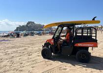 El salvamento en playas de Peñíscola apuesta por el uso de vehículos eléctricos y de bajas emisiones