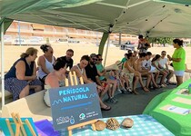 Peñíscola programa, con éxito de participación, actividades de divulgación y concienciación medioambiental junto a la playa este verano
