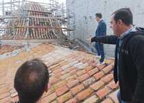 El Ayuntamiento de Peñíscola colabora en la reparación de la cúpula del ermitorio de su Patrona