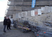 Peñíscola inicia la restauración de la segunda fase de las murallas de su fachada norte