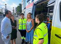 Sanidad instala una nueva base logística de Soporte Vital Básico 24 horas para atender a la población de Peñíscola