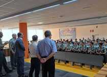 Peñíscola recibe al alumnado de tercer curso de la Academia de Oficiales de la Guardia Civil