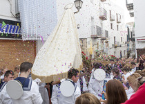 Emocionante procesión del Encuentro en Peñíscola