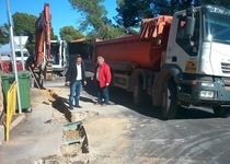 Comienzan las obras de canalización del alumbrado público en la urbanización Urmi de Peñíscola