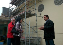 Las obras de la cubierta de la lonja del puerto de Peñíscola, listas en enero