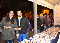 Peñíscola se convirtió ayer en coprotagonista en el duelo europeo del Villarreal CF ante el Borussia Mönchengladbach 