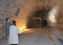 Las obras del Castillo de Peñíscola dejan al descubierto el pasado medieval de la fortaleza