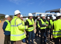 La obra civil de la EDAR de Peñíscola está ejecutada ya al 95%